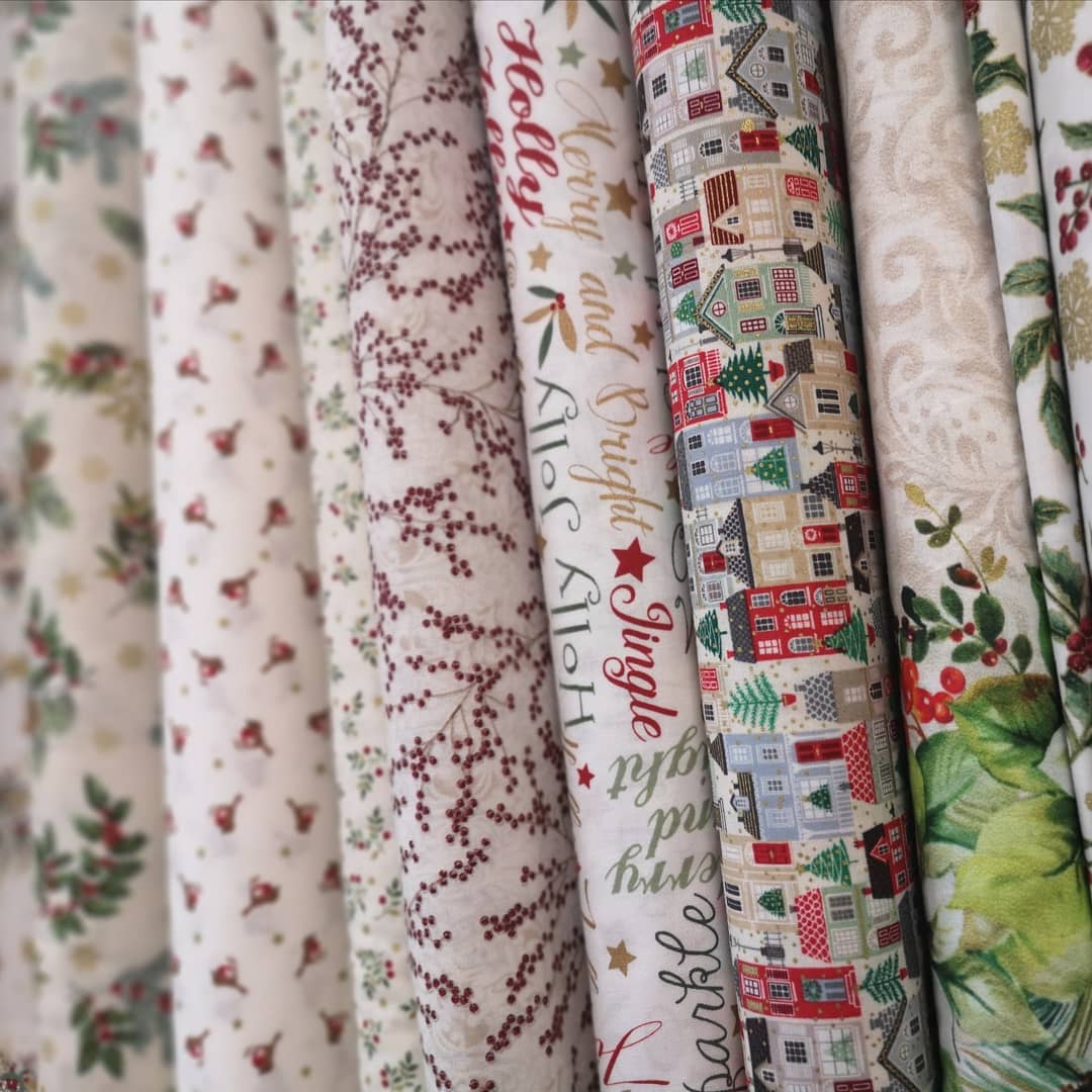 Christmas and Winter Fabric Tagged "Panel" Appleseed Quiltworks