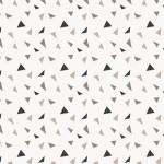White Geometric Flannel